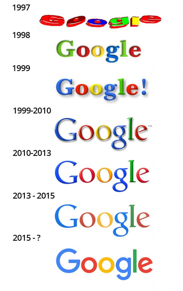 google logo history